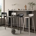 Bar stool 3d model