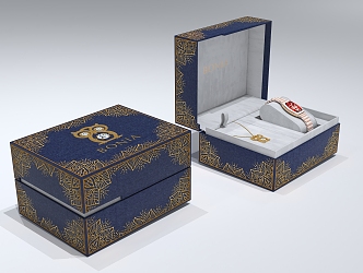 Gift box gift box watch box watch box packaging box 3d model