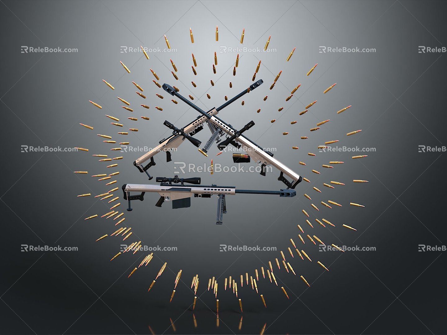 Modern rifle semi-automatic rifle bullet combat rifle model