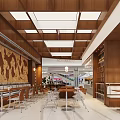 SOMATCH Coffee Shop Interior With Wooden Counter Coffee Machines Plants And Coffee Making Art