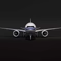 Air China Commercial Airliner With White Body Blue Stripes And National Flag