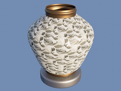 New Chinese vase SU model 3d model