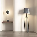 Modern lighting combination table lamp floor lamp 3d model