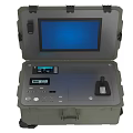 Smart Machine Portable Detection Device With Blue Screen And Green Case Design