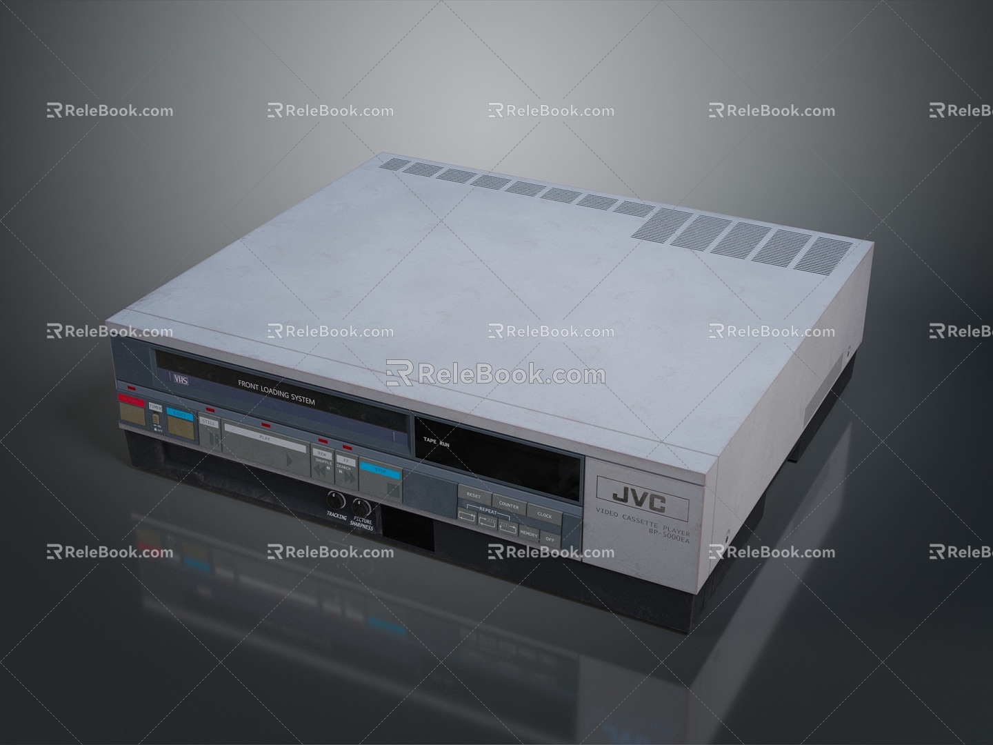 DVD VHS Video Recorder Video Disc Player Antique DVD Antique Disc Player 3d model