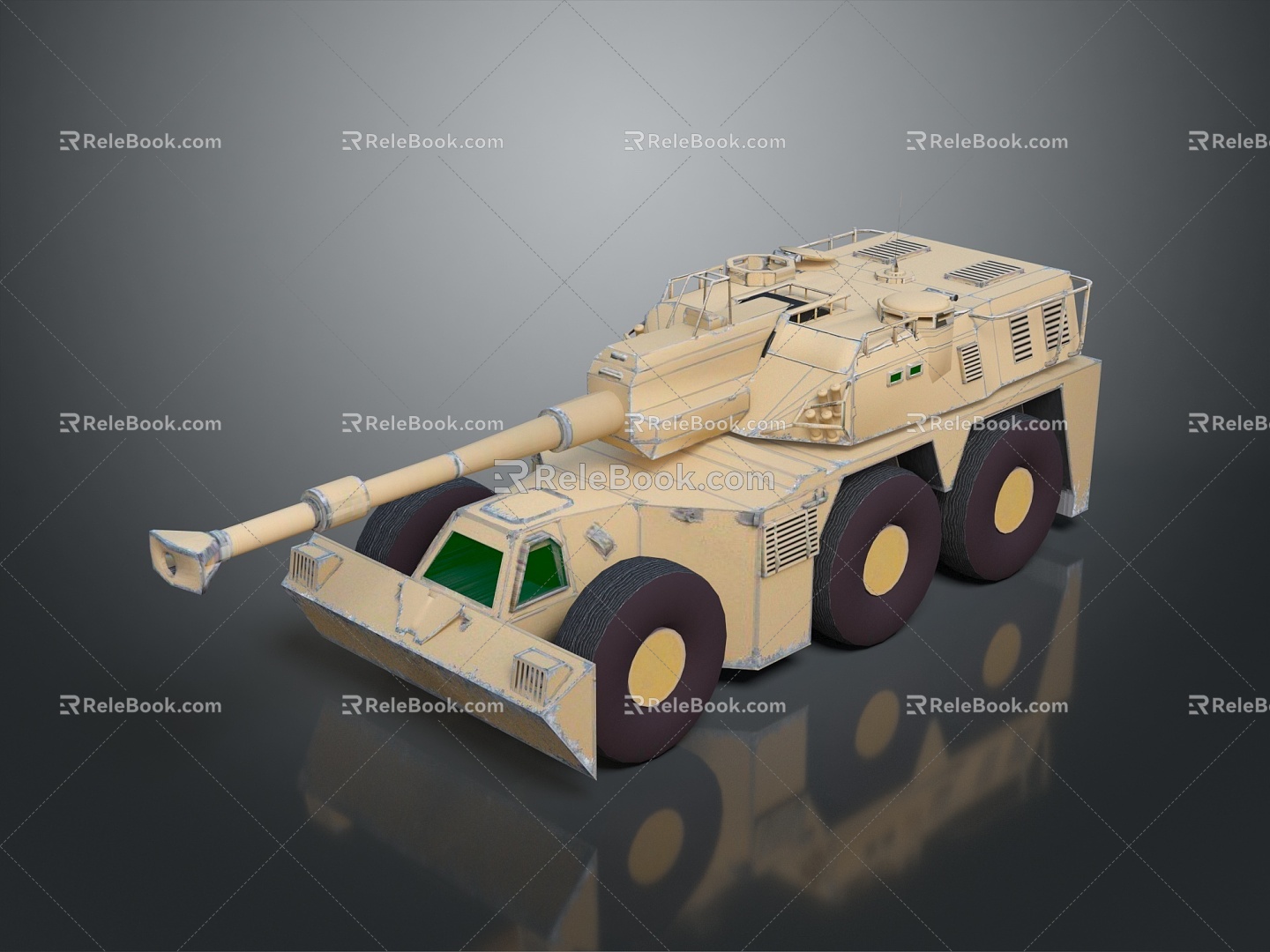 Modern Tank Light Tank Light Armor 3d model