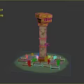 Columns Stone Columns Stone Columns Old Columns Roman Columns Roman Columns Classical Columns Greek Columns 3d model