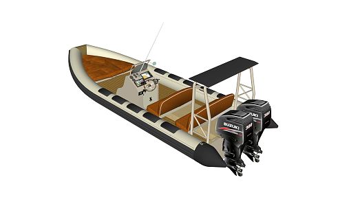 Modern Speedboat 3d model