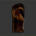 Hand Shaped Wooden Living Accessory With Reddish Brown Texture And Unique Design