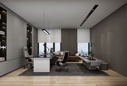 General Manager Office Collection 3d model