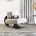 Modern Single Sofa Single Sofa Combination 3d model