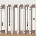 Chinese pillar 3d model