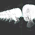 Game and Movie Character 3D Head Models with Various Hairstyles and Colors