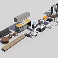 Assorted Home Furniture Collection With Sofa Table Chair Cabinet And Bookshelf