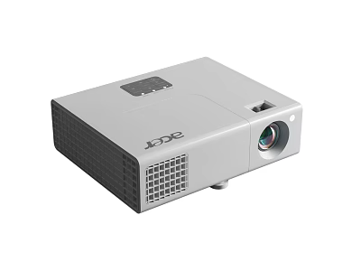 Acer White Projector With High Definition For Effective Projection Monitoring 3d model