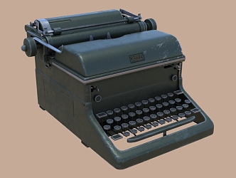 vintage typewriter vintage typewriter 3d model