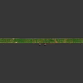 Vintage Green Wooden Double Door Furniture With Hand Painted Decorative Patterns And Distressed Texture