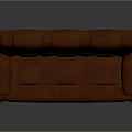 Multi Seat Red Leather Sofa with Traditional Carved Armrests and Stitched Details