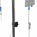 Portable IV Infusion Stands With Wheels For Medical Infusion Bags