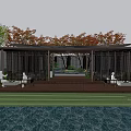 New Chinese Pavilion 3d model