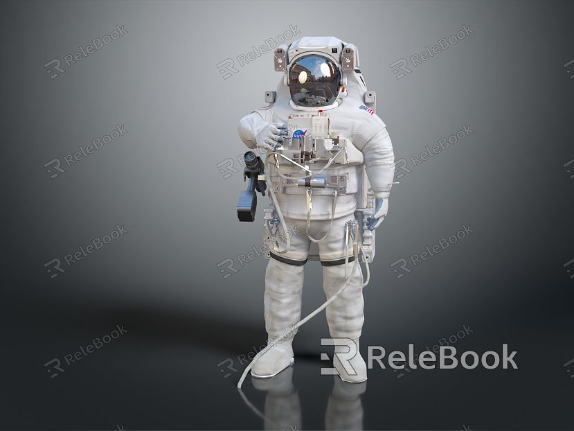 Modern Astronaut Spaceman Space Suit Space Suit model