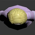 3D Animated Character Creature With Blonde Hair In Purple Coat And Blue Boots