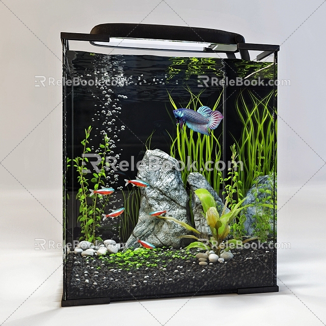 Fish tank 3d model