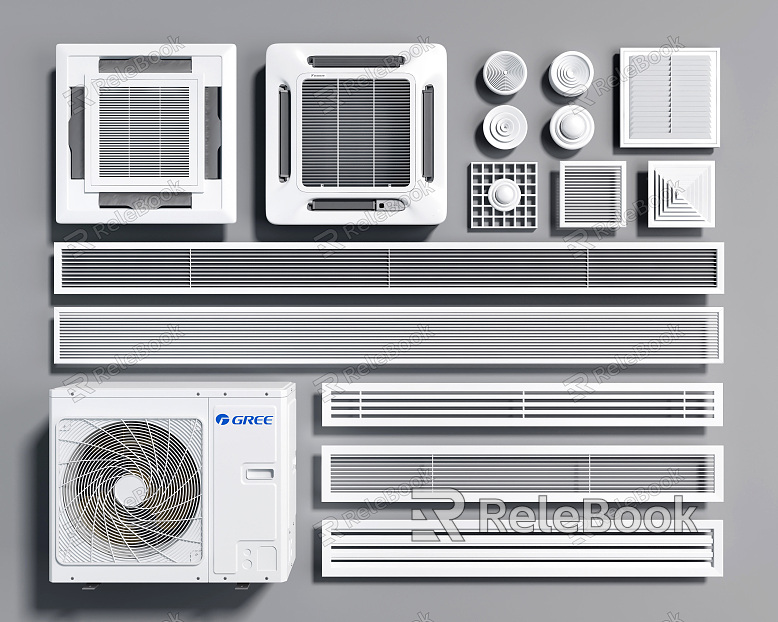 Modern air conditioner air outlet air conditioner outlet central air conditioner model