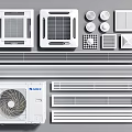 Different Types of Air Conditioner Vents with Modern Design for Home Use