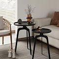 Side Table Corner Table Side Table Corner Table Sofa Combination Leisure Chair Coffee Table Round Table 3d model
