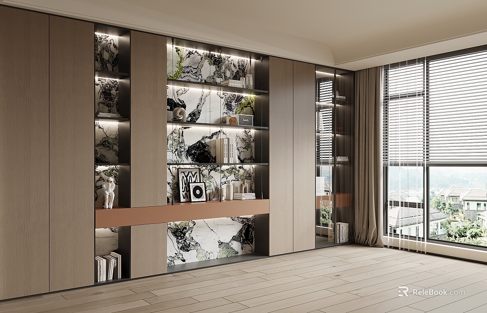 Decorative cabinet texture