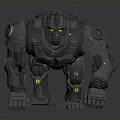 Mechanical Monster Mechanical King Kong Fighting Mechanical Chimp 3d model