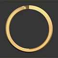 Gold Decorative Ring With Intricate Celtic Knot Pattern For Daily Use