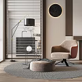 Modern Single Sofa Single Sofa Chair 3d model