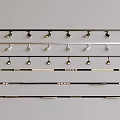 Modern Track Spotlights Embedded Magnetic Lights Linear Lights Steering Spotlights Downlight Bucket Lights Grid Duct Lights 3d model