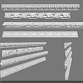 Gypsum Cornice Various Decorative Patterns And Designs For Home Interior Decoration