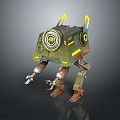 Robot Assistant Small Robot Butler Robot Butler Figure Game Figure 3d model