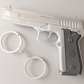 Modern pistol weapons 3d model