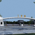 Modern Gate 3d model