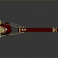 Steampunk Style Leather Goggles With Gold Accents And Amber Lenses