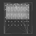 Modern Decorative Wooden Wall Decor Panel Above Door On Minimalist White Home Interior Wall