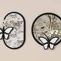 Butterfly Wall Decoration 3d model