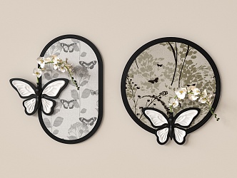 Butterfly Wall Decoration 3d model