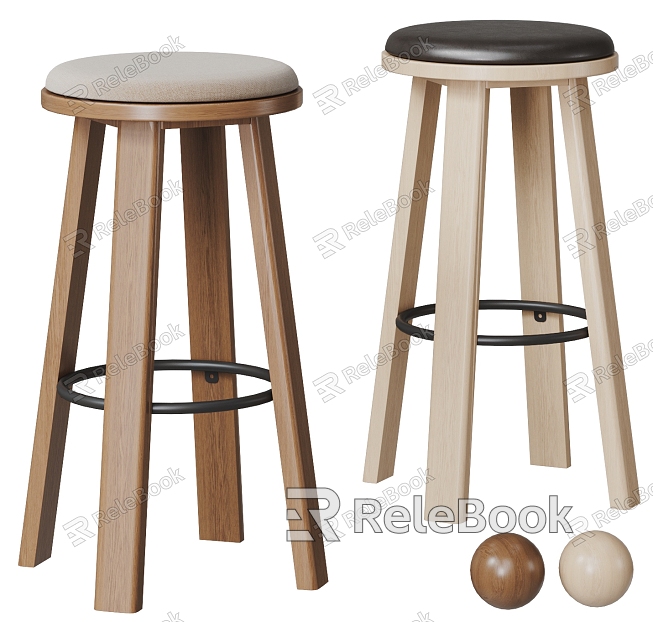 Modern Bar Stool Combination Bar Stool Bar Chair Bar Chair model