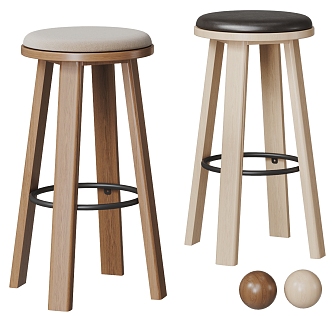 Modern Bar Stool Combination Bar Stool Bar Chair Bar Chair 3d model