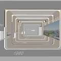 Comparison of Urban Development Course in Present and Past 3d model
