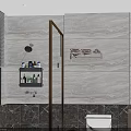Modern Bathroom Corner Shelf with Two Tier Wall Mounted Design for Shower Toiletries Storage