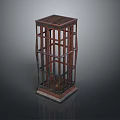 Industrial Equipment With Metal Grid Frame And Tower Structure Design