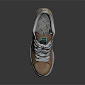 Metallic Gold Shiny Sneakers With White Laces And White Sole Design