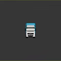 Amazon Prime Delivery Truck With Blue Trailer And White Cab On Reflective Surface